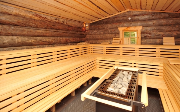 Hotel Badenweiler: Our Outdoor Sauna Area